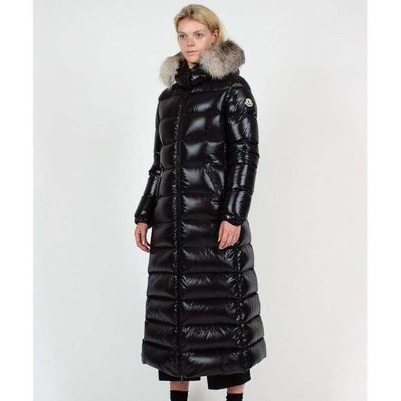 Moncler Hudson Lacquer Fox Furtrim 